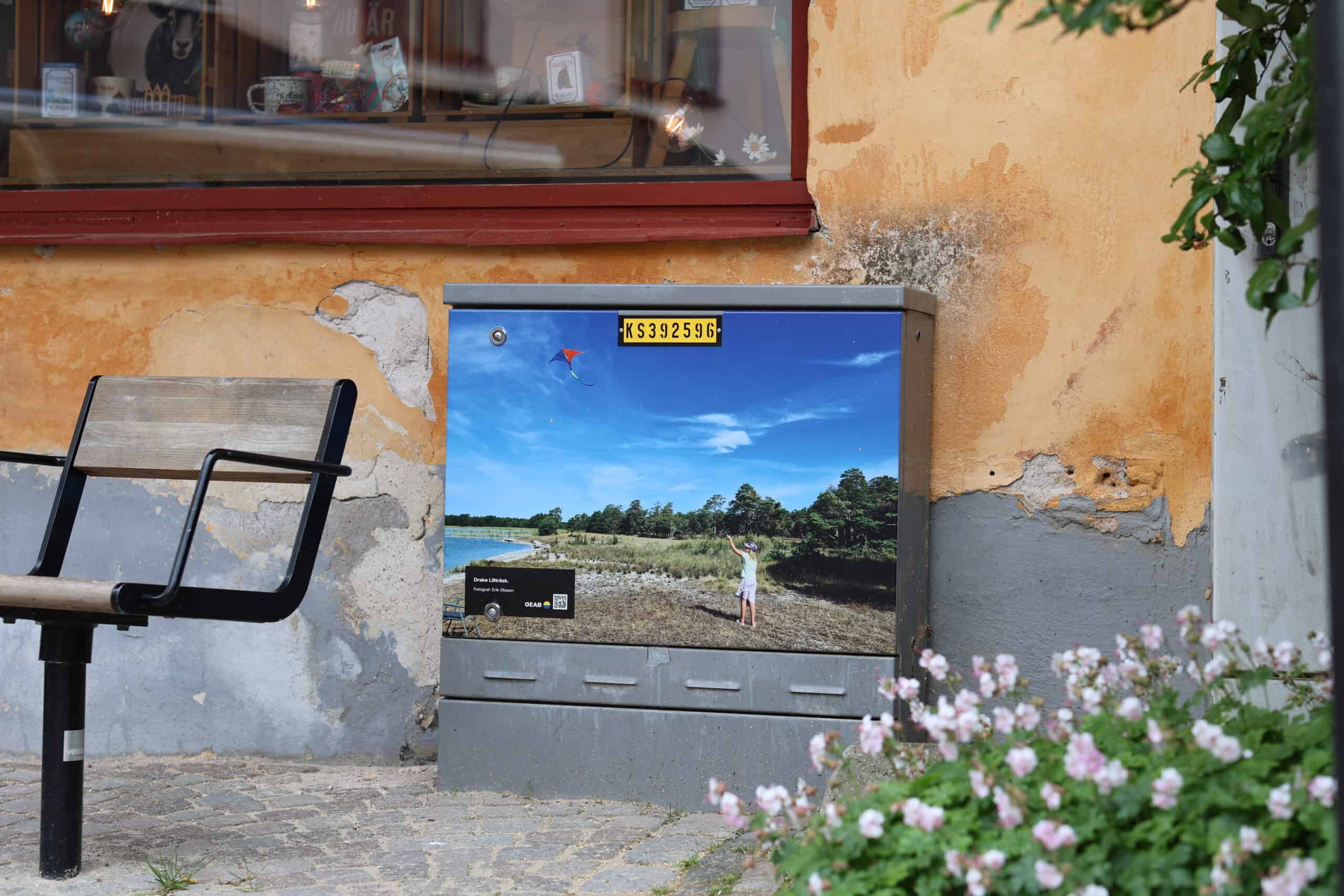 Bild på kabelskåp