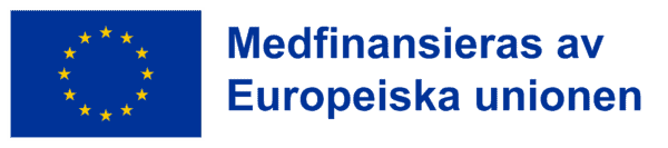 Banderoll med texten Medfinansieras av Europeiska unionen.