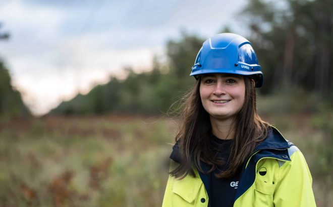 Bild på en av talangerna i en ledningsgata.