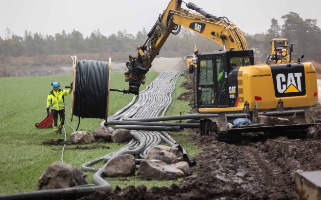 Förstärkning av elnätet i Klintehamn