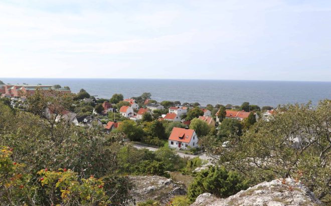 Hus vid havet i Visby