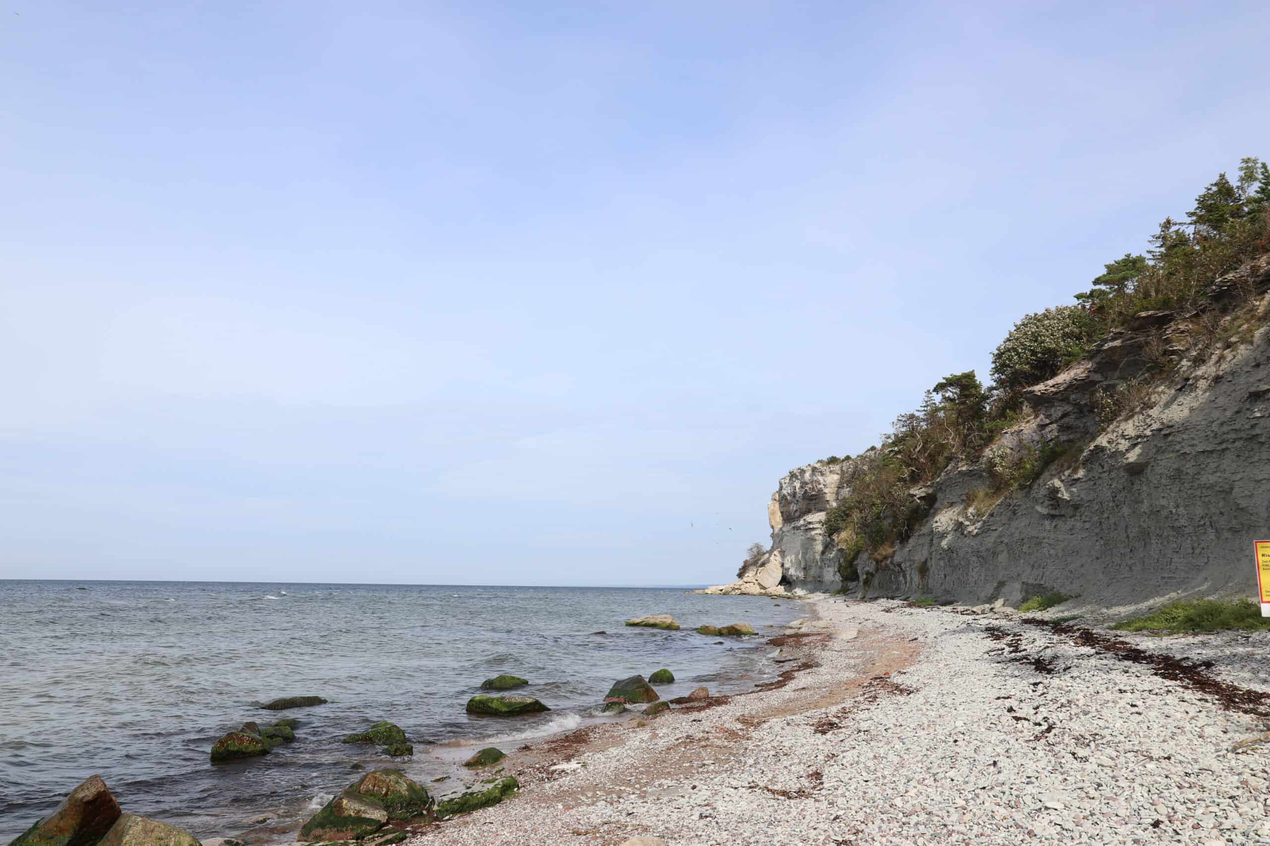 Gotländsk stenstrand.