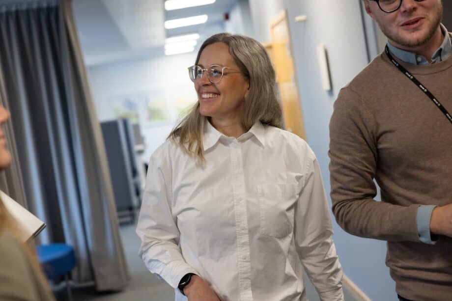 En av våra medarbetare.