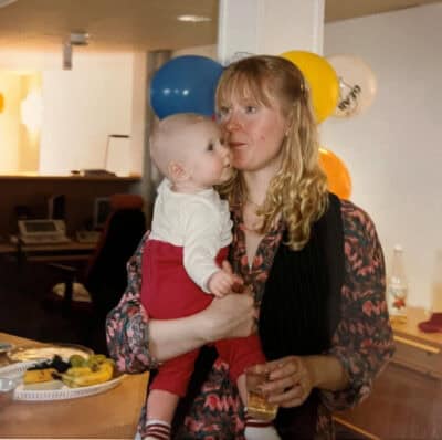 Lotta 1994 Invigning av ny reception Slite