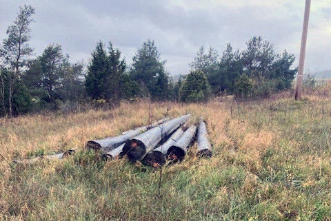 Kreosotstolpar