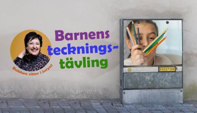 Kabelskåp med bild på